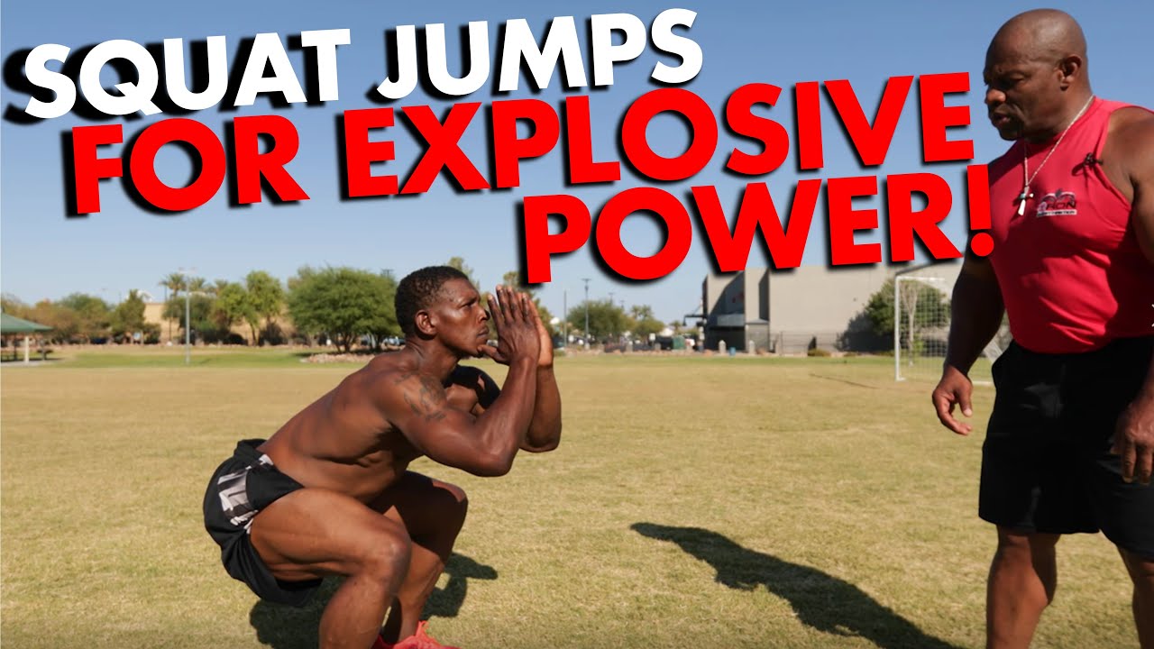 Jump squats (bodyweight)
