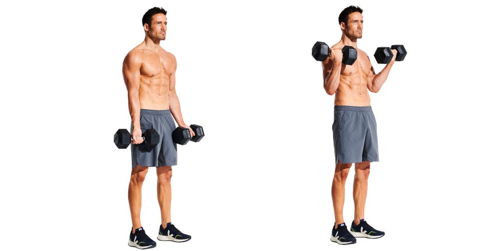 Dumbbell bicep curls